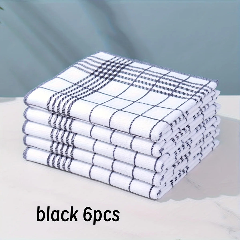Large 40x60cm Absorbent Lint-free Dish Cloths Quick-drying Soft