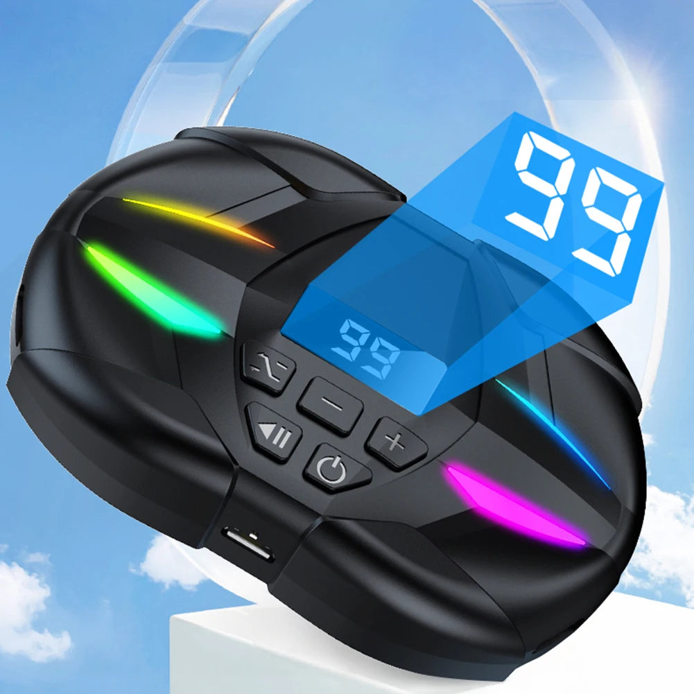Mobile Phone Screen Auto Clicker Adjustable Game Clicker with Digital Display & RGB Light for Games Live Broadcasts Likes Reward Zpaxo