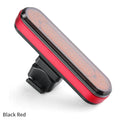 LED Bicycle Lantern USB Rechargeable Tail Light Warn Bicycle Light Smart Wireless Remote Turn Signal Light Cycling Accessorie Zpaxo Red
