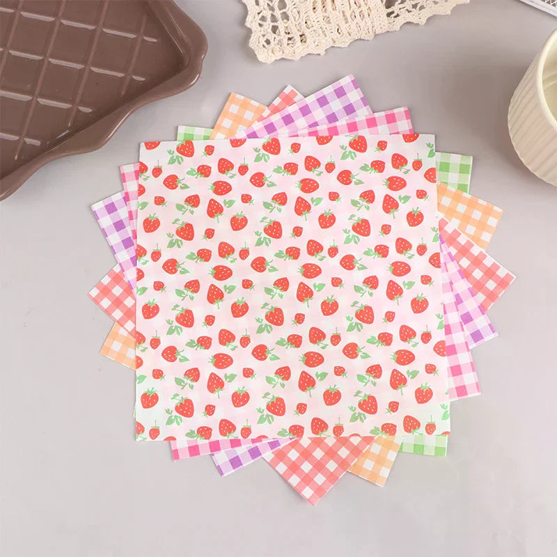 Food Waxed Paper Oil-proof Wax Bread Sandwich Burger Fries Macarons Zpaxo