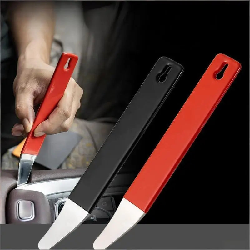 Professional Stainless Steel Car Pry Bar Horizontal Auto Interior Zpaxo