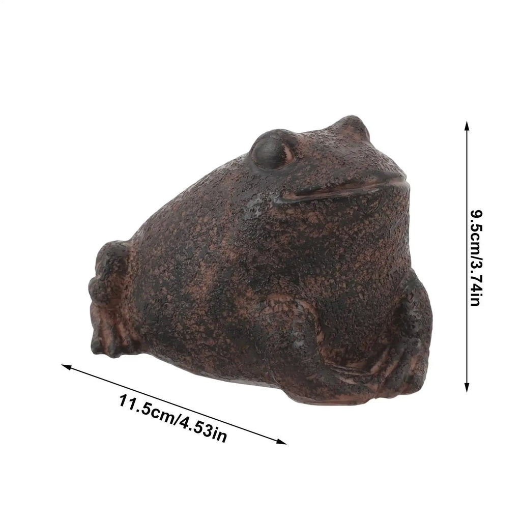 Key Hiders Outside Frog Shape Secret Storage Resin Statue Hiding