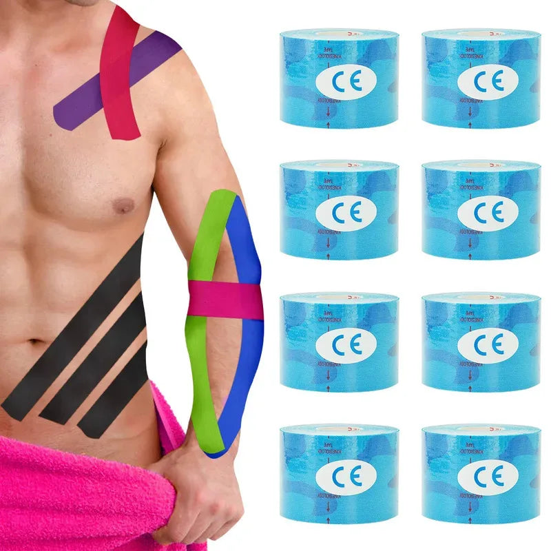 Kinesiology Tape Elastic Athletic Knee Support – 1/2/6 Pack