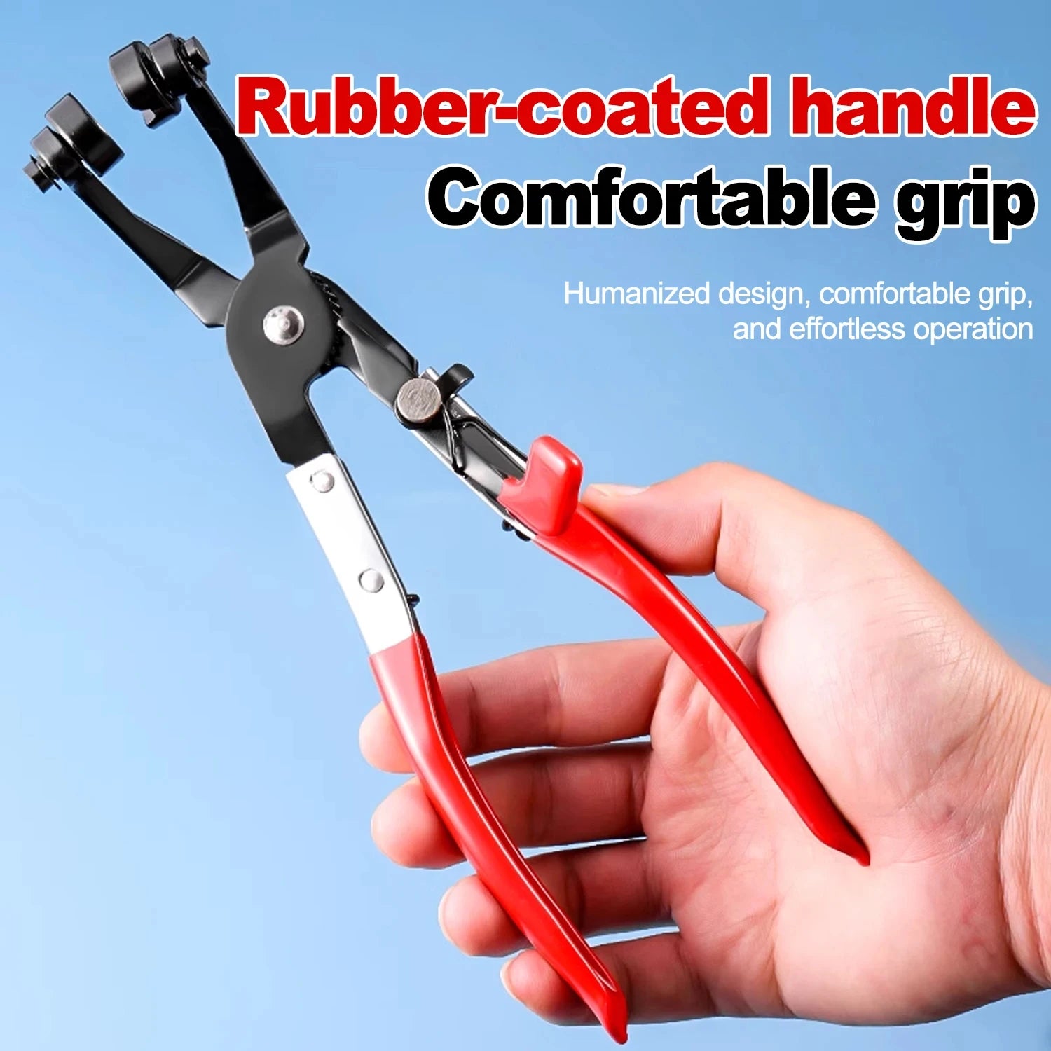 Auto Pliers Removal Tools Water Pipe Hose Flat Band Ring Tube Clamps