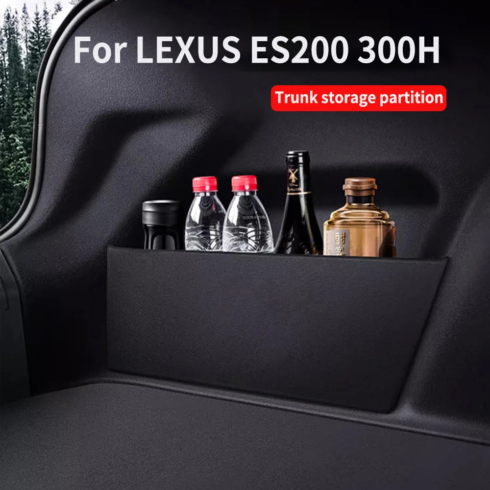 Suitable For LEXUS ES200 ES300H 2015-2023 Leling Trunk Partition Interior Decoration Car Supplies Storage and Storage Box Zpaxo