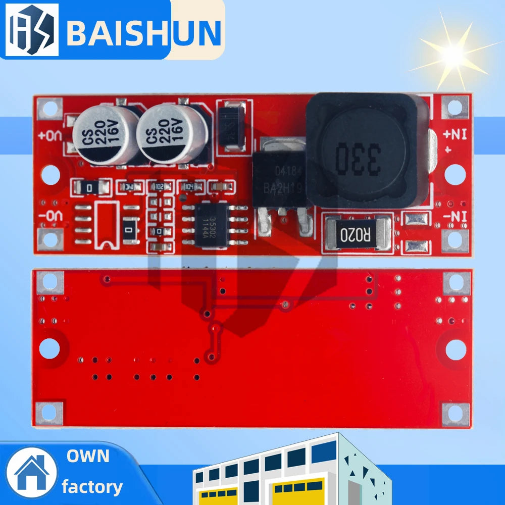 3.7V-5V to 9V/12V/15V 1A DC-DC Step-Up Boost Module Non-Isolated Voltage Regulator for DIY & Automotive Zpaxo