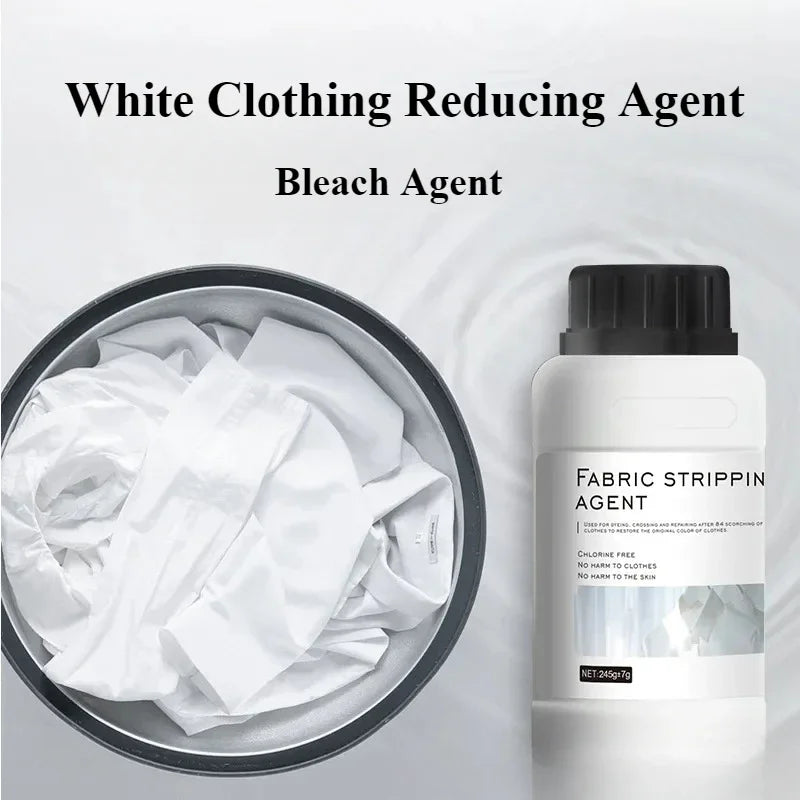 110-250g White Clothes Laundry Oxygen Bleach Laundry Stain Removal Detergent Clothing Oil Stain Remover White Reducing Agent Zpaxo