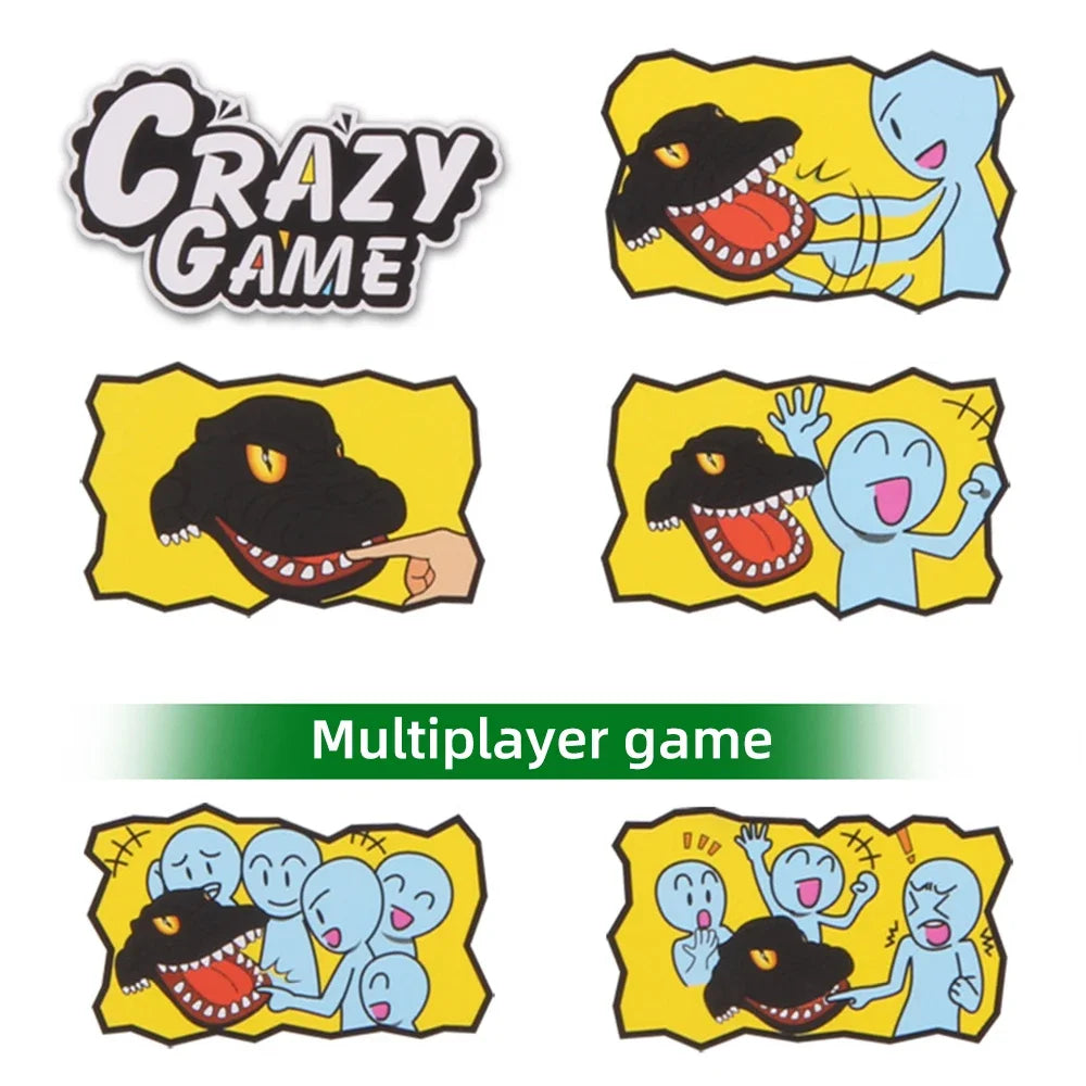 Crocodile Teeth Toys Children's Bites Fingers Reaction Training