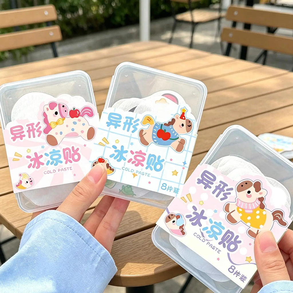 Cooling Patches 8 Sheets Instant Summer Long Lasting Heat Relief
