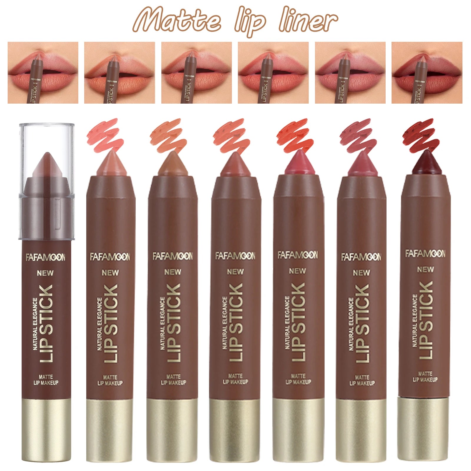 Lipliner Durable Waterproof Easy Slippery Suitable All Skin Types Zpaxo