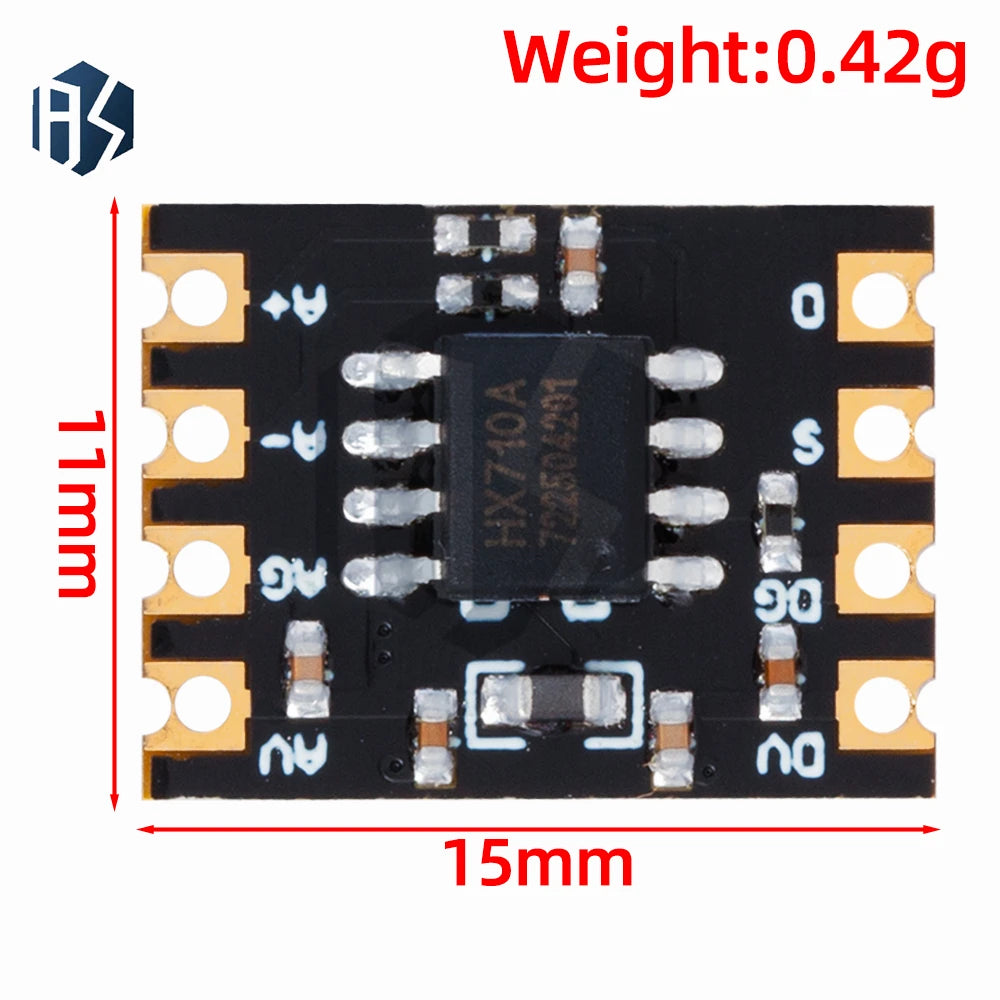 HX710A 24-Bit High Precision ADC Module, 2.5V-5.5V Dual-Wire Single-Channel A/D Sampling Module Zpaxo