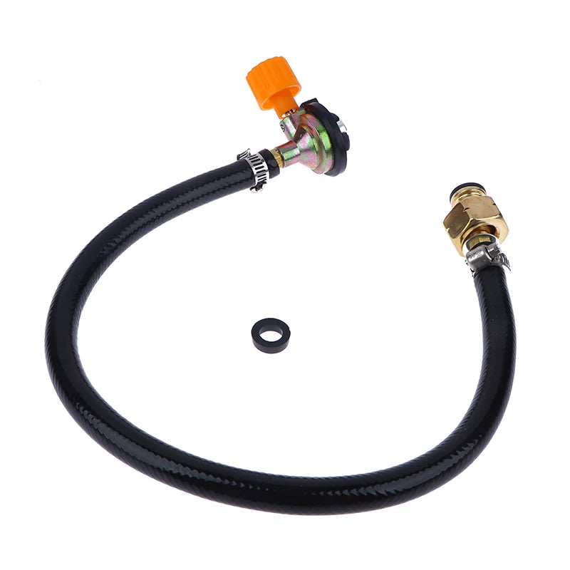 Gas Refill Adapter Leakproof Rubber Pipe Tube Cylinder Convertor