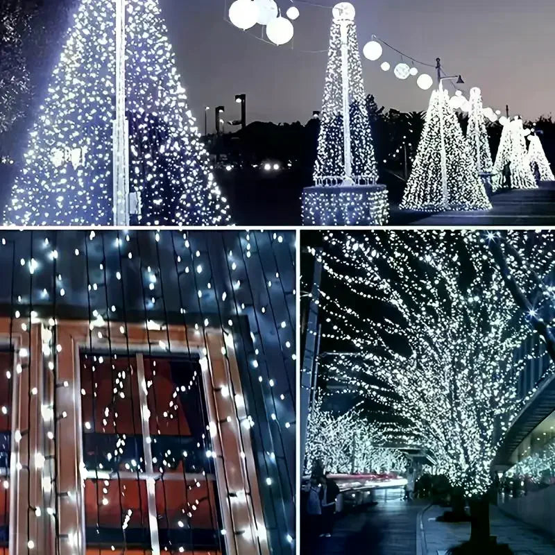 Outdoor 12M LED Solar 100 Christmas Lights Waterproof Party Fairy Zpaxo