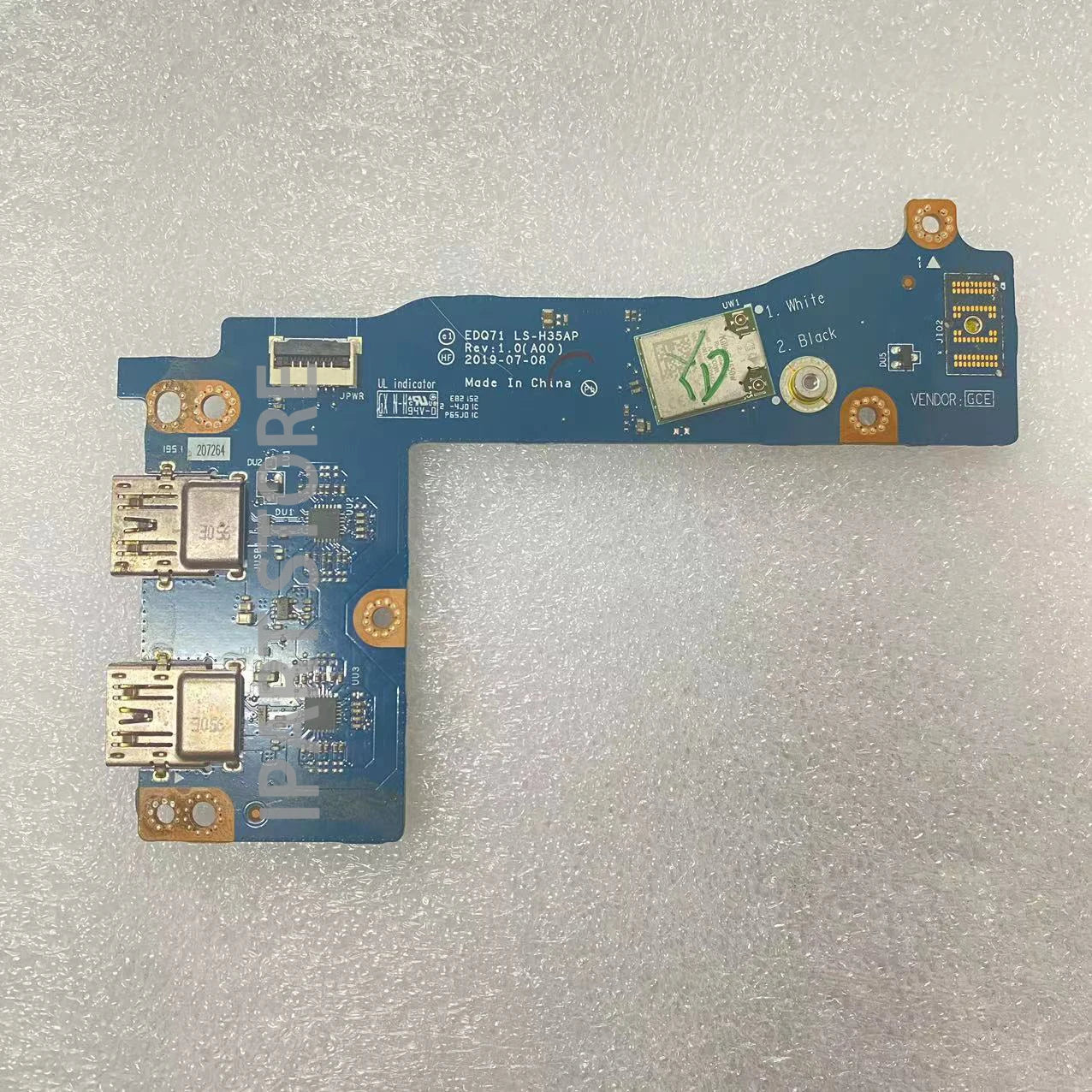 Dell Alienware M17 R2 USB Audio Board Ethernet EDQ71 LS-H35AP