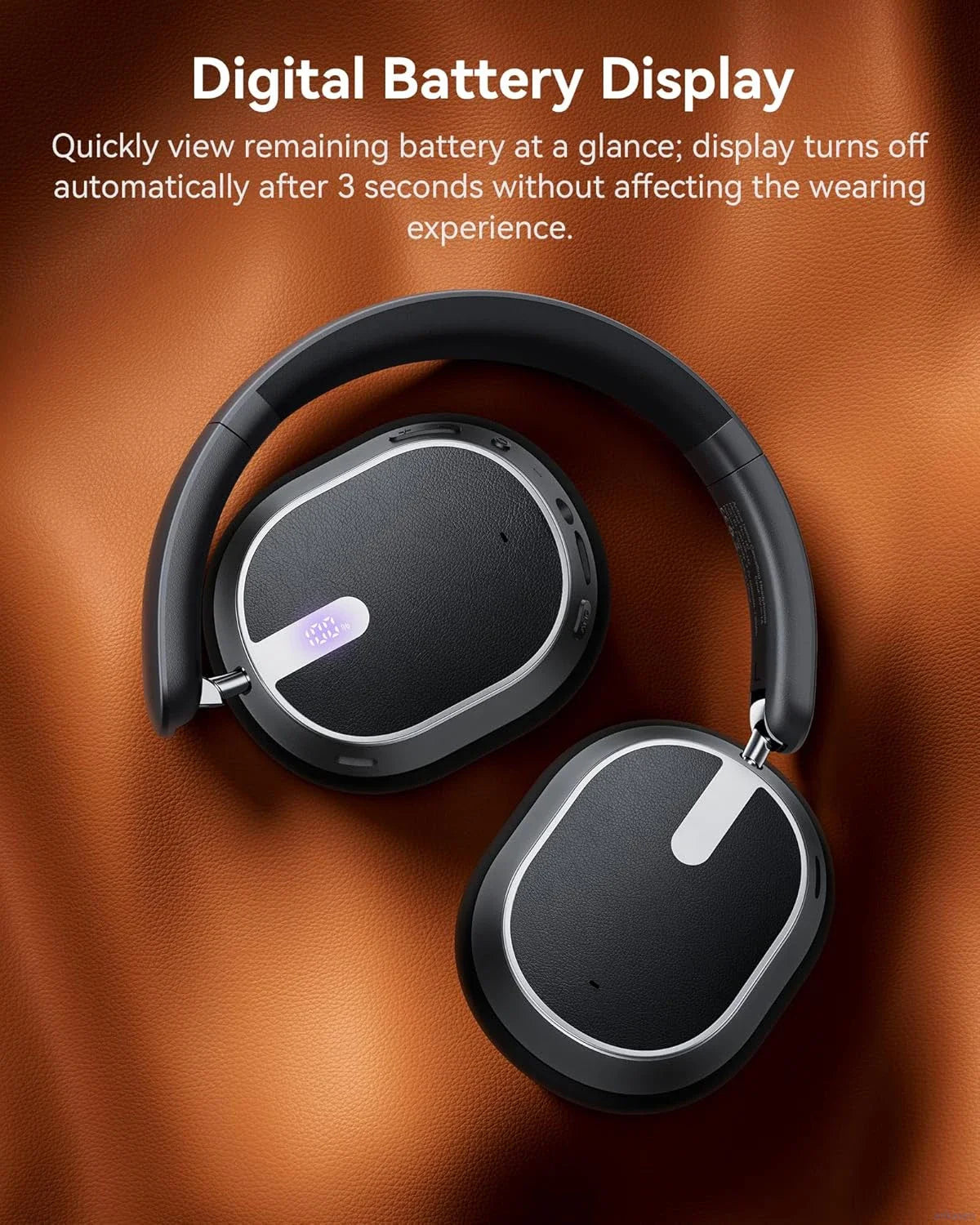 Active Noise Cancelling Headphones Bluetooth 6 0 Wireless Over-ear