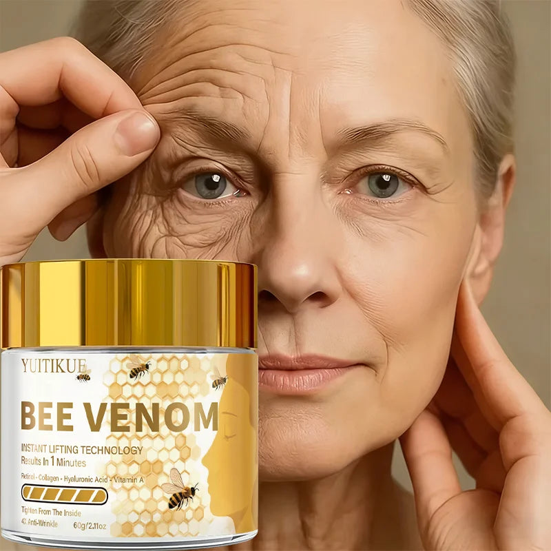 YUITIKUE Bee Venom Face Cream 60g – Instant Lift & Anti-Wrinkle Anti-Aging Face Cream Zpaxo Default Title