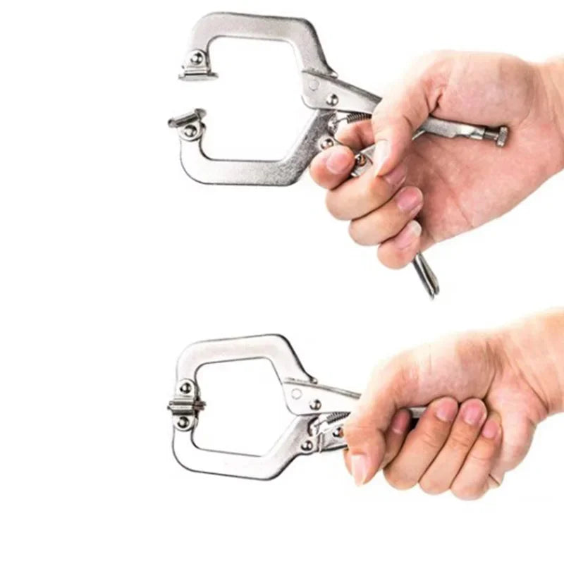 5 Inch C Clamp Assorted Locking Welding Clamp Mini Alloy Locking Pliers For DIY Hand Repair Tools Wood Working Zpaxo