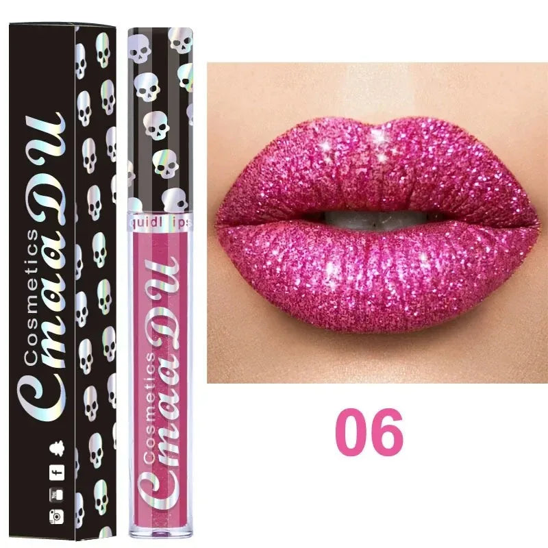 8Colors Shiny Liquid Lipstick Waterproof Nude Matte Velvet Glossy