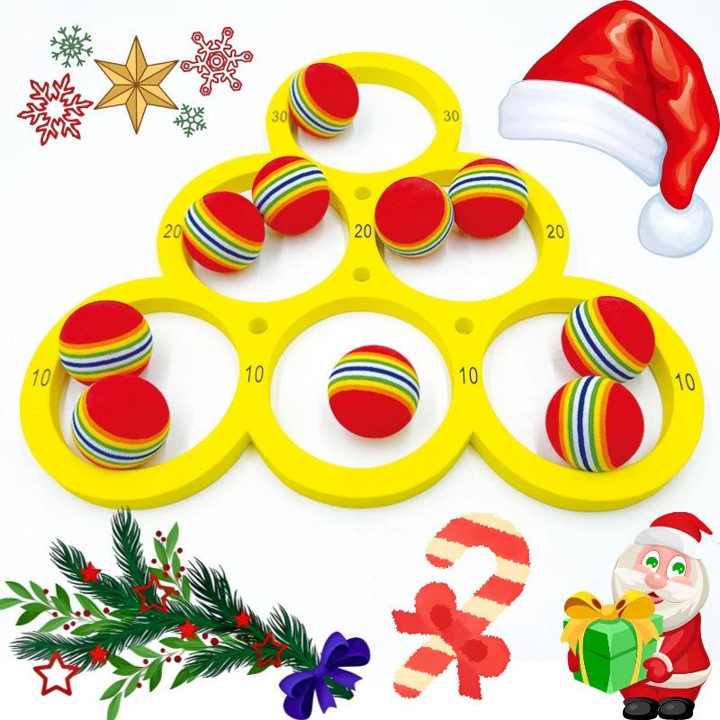 Christmas Sports Game Toy – Safe EVA Foam Ball for Kids 3–6 Kids Sports Toy Zpaxo