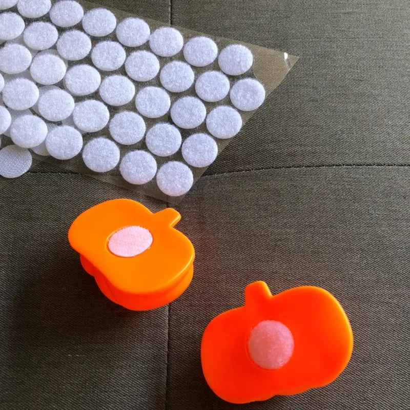 500pair 10/15/20mm White Dot Sticker Self Adhesive Fastener Hook and Loop Tape Nylon Strong Glue Adhesivo Zpaxo