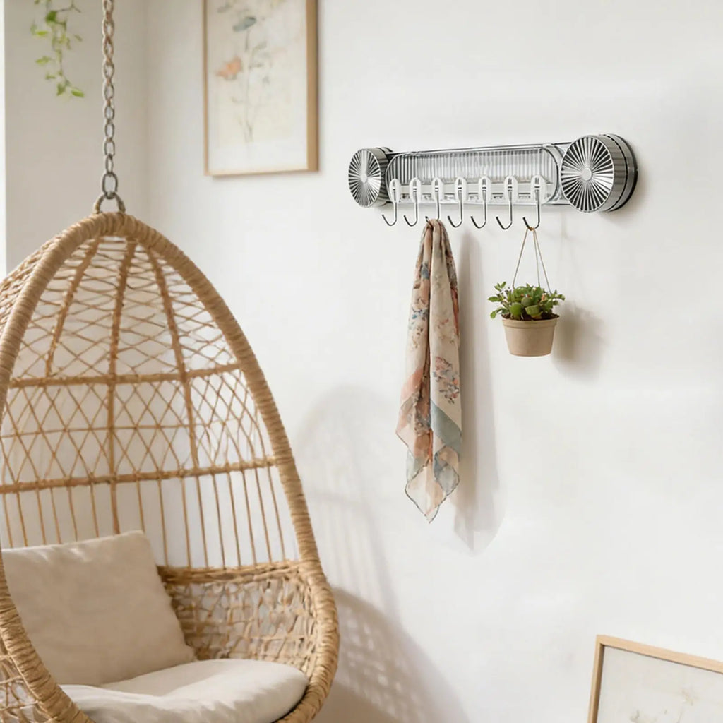 Cooking Utensil Organizer No-drill Acrylic Suction Cup Wall Mount