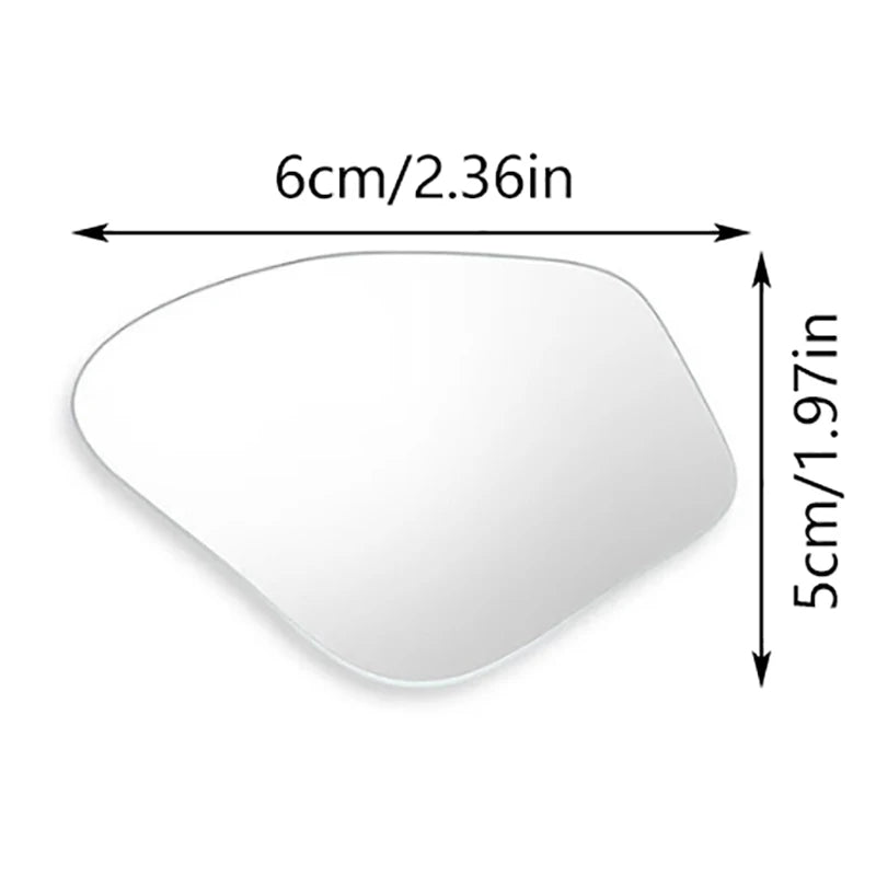 2-Pack 360° Blind Spot Mirrors – Wide-Angle Car Rearview Assist