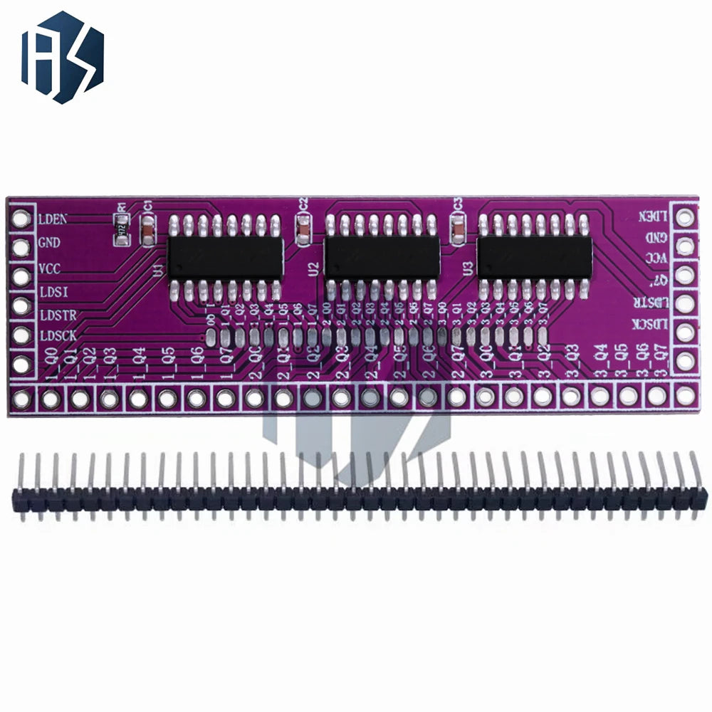 Microcontroller Serial Parallel Pin IO Expansion Module 74HC595 Zpaxo