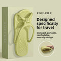 Foldable Travel Slippers Unisex EVA Flip Flops Hotel Non Slip