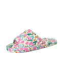 Summer Women Home Slippers Soft Cotton Floral Floor Shoes Antislip