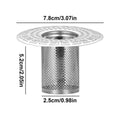 Sink Strainer Floor Drain Filter Stainless Steel Mesh Kitchen Sink Filter Bathtub Hair Catcher Stoper Anti-clog Shower Net Zpaxo S