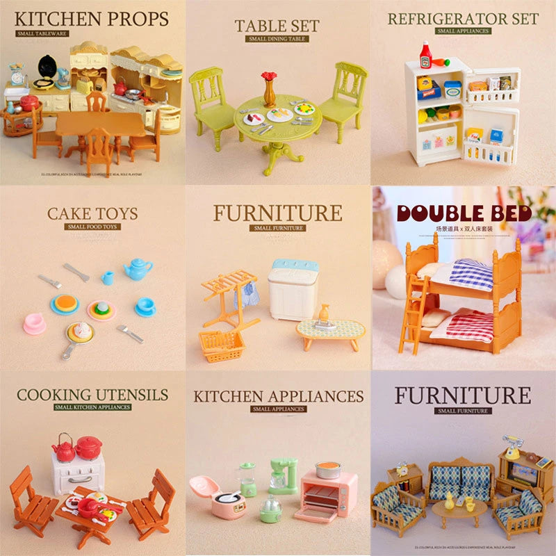 Miniature Dollhouse Furniture 1 12 Toys Girl Dolls Accessories