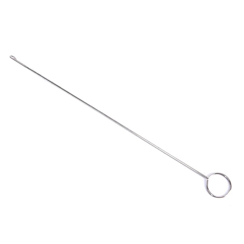 Handmade DIY Sewing Tools Stainless Steel Loop Turner Hook Turning Zpaxo Long