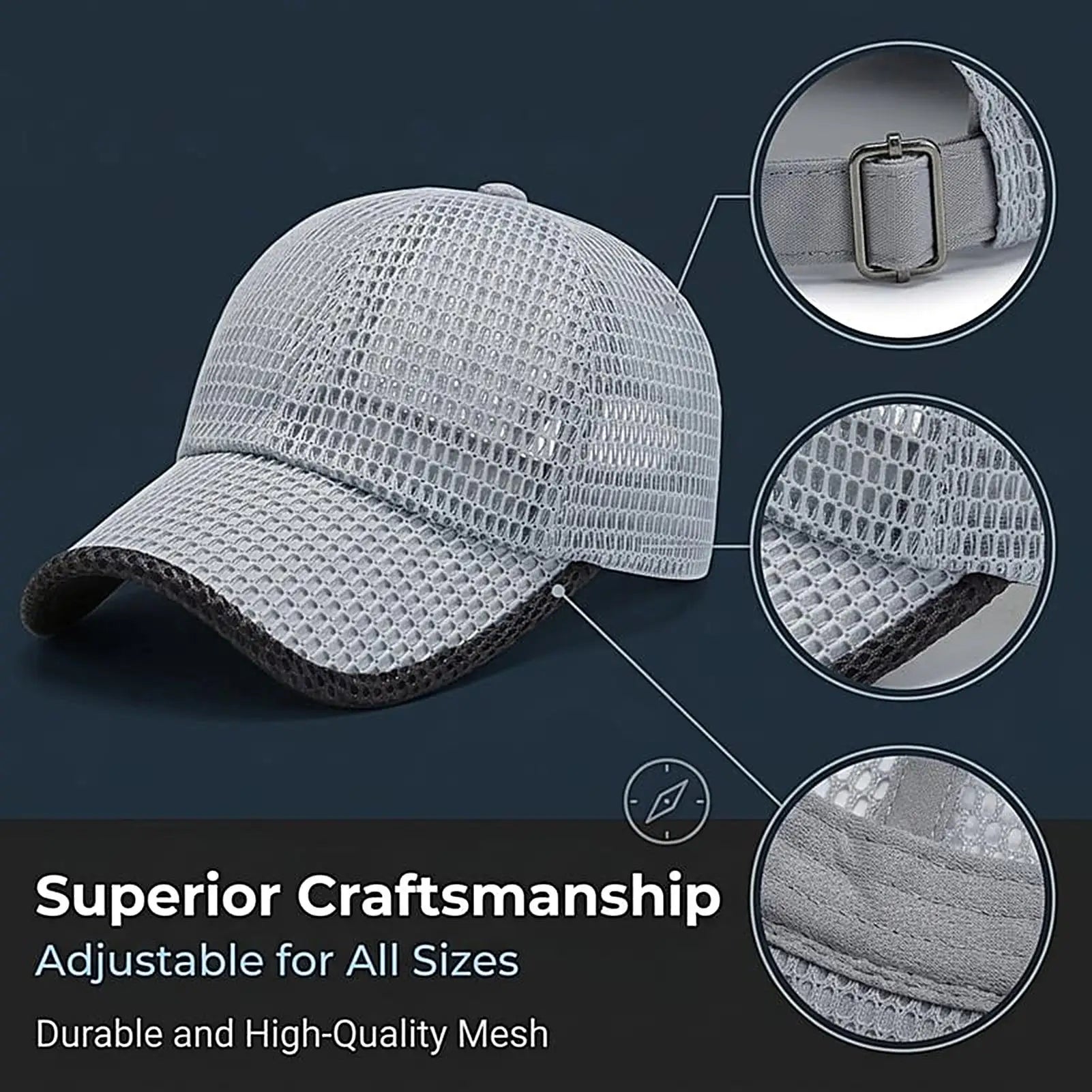 Mesh Baseball Caps Breathable Summer Caps Dad Hat Outdoor Fishing Hats for Men Women Outdoor Sports Hiking Walking sport Hats Zpaxo