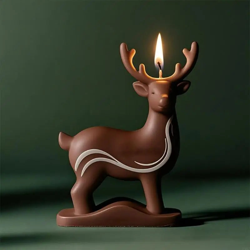 Reindeer Silicone Mold Christmas Themed Candle