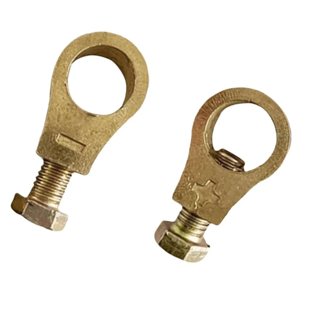 Positive Negative Poles Brass Screw Terminal Blocks Copper Material Top Fast Car Battery Terminal Connectors Safe Operation Zpaxo Pure Copper