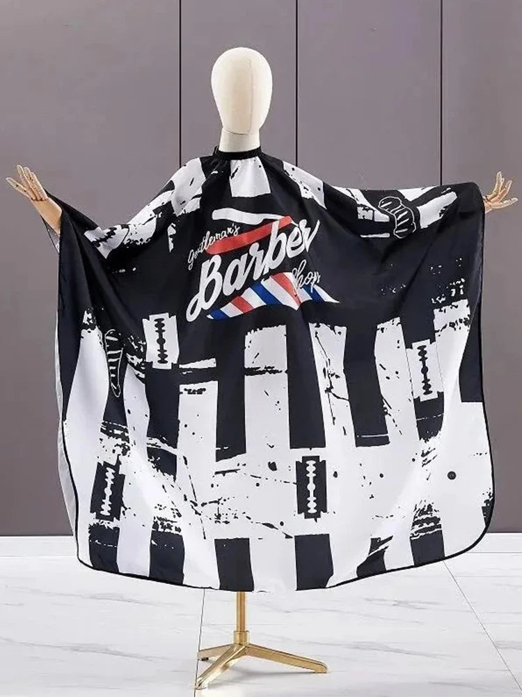 Retro Barber Cape – Waterproof Anti-Static Haircut Apron Barber Haircut Cape Zpaxo WB-03