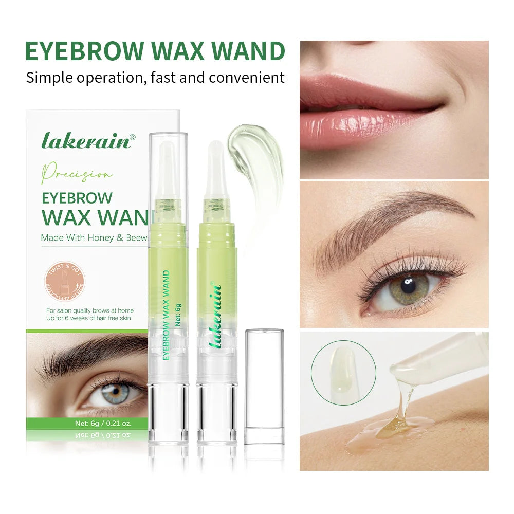 Hair Removal Wax for Eyebrow & Facial Aftercare Oil Set Gentle Long-Lasting Honey Water-Washable Hair Removal Kit Zpaxo