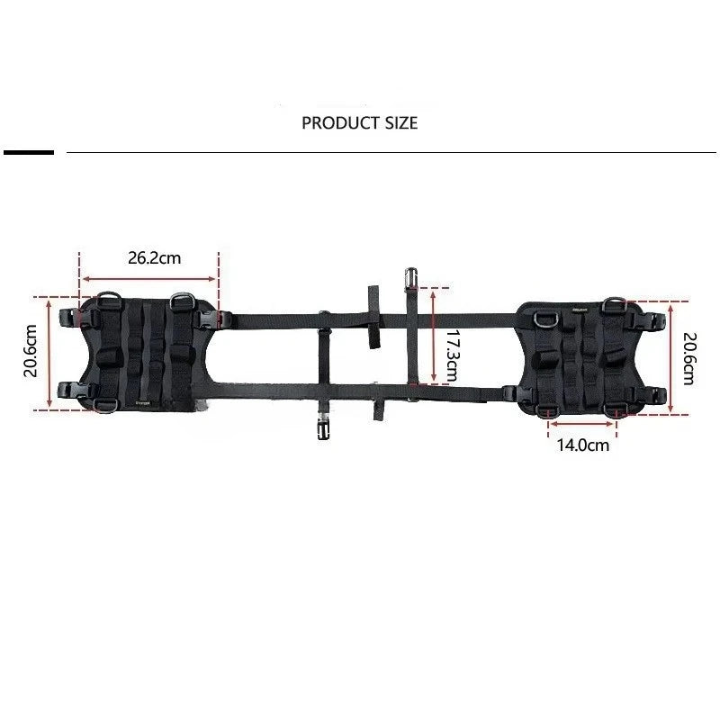 Motorcycle Fuel Tank Saddle Bag Universal Mounting Base