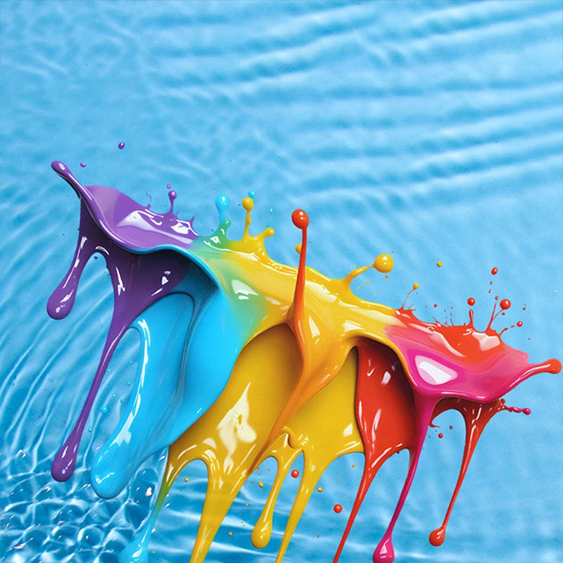 Dopamine Fluid Paint Vinyl Car Decal Sticker – Reflective Window