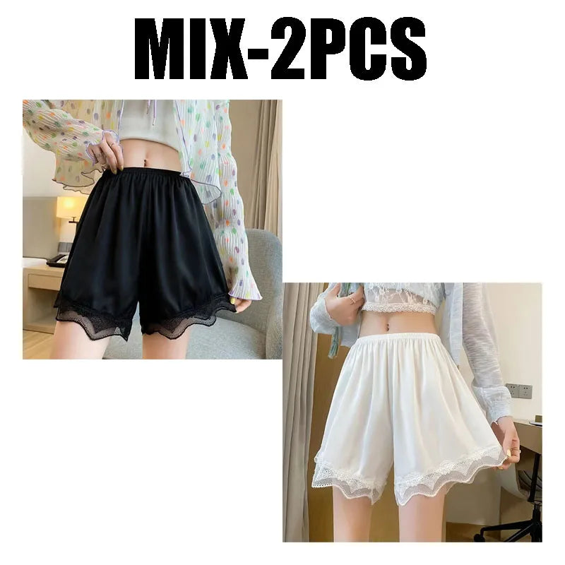 Women's Trim Anti-exposure Shorts Non-rolling Ultra-thin Summer Sleep