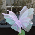 Giant Artificial Silk Peony Realistic Flowers Simulated Butterfly