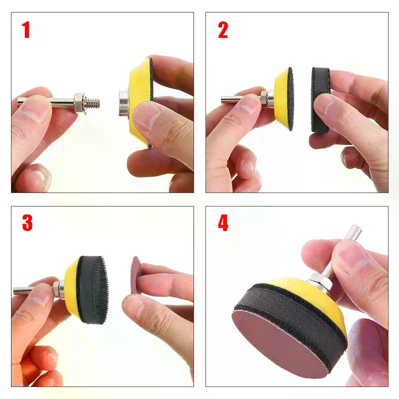 Sanding Discs Pad Drill Grinder Rotary Tools Backer Plate Includes Zpaxo