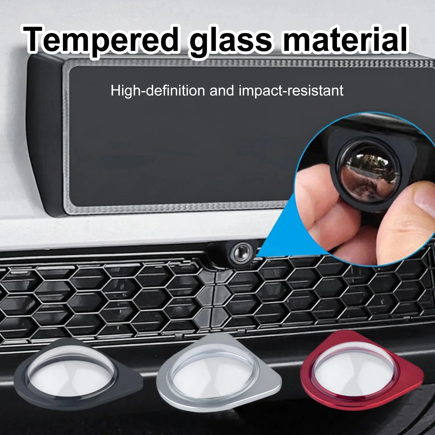 Front Camera Protector Tempered Glass Bumper Lens Scratch Drop