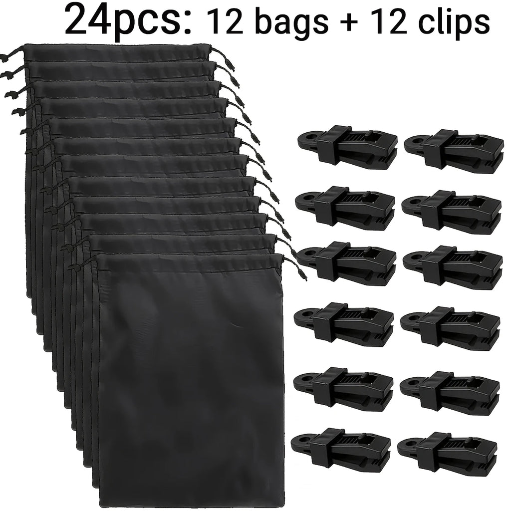 Windproof Curtain Weighted Bag Clips for Patio, Gazebo & Porch