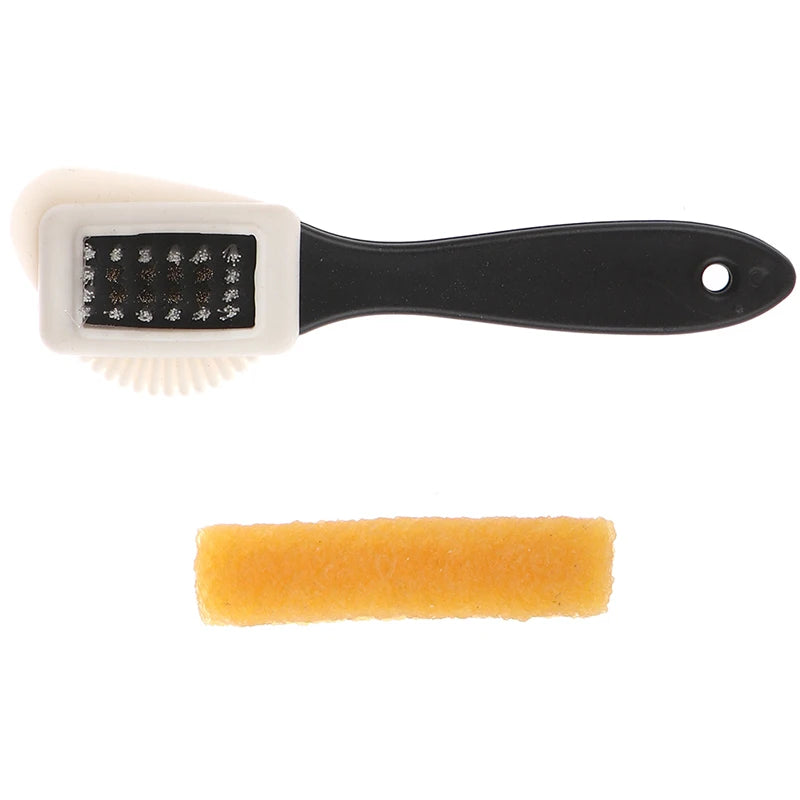 Leather Stain Cleaner Suede Shoe Brush 3 Side Cleaning Rubber Eraser