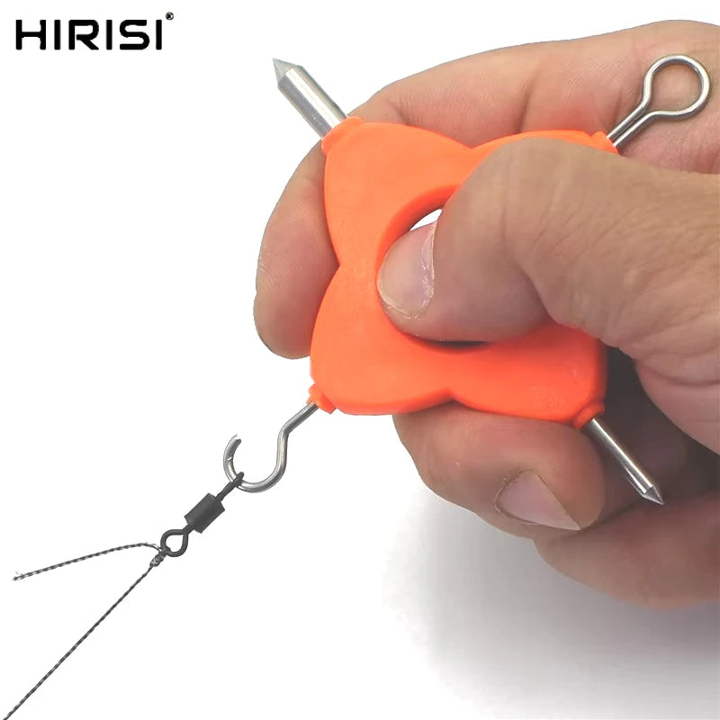 Hirisi 4-in-1 Fishing Line Knotter Tool | Carp Rig Knot Puller Fishing Knotter Tool Zpaxo