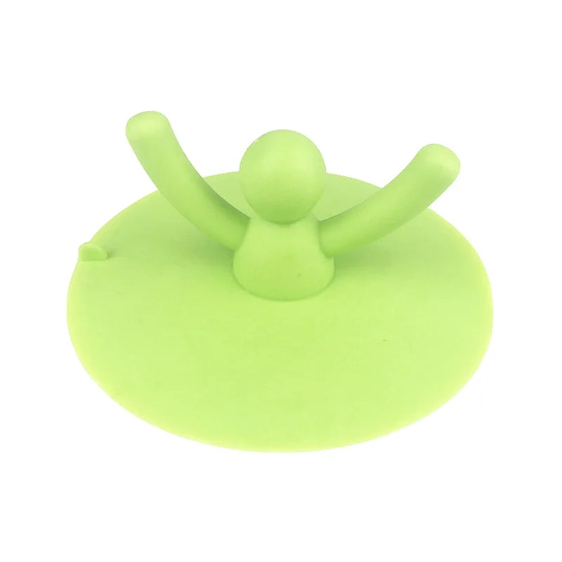 Cute Water Sink Silicone Waterproof Plug Multifuctional Kitchen Zpaxo Green