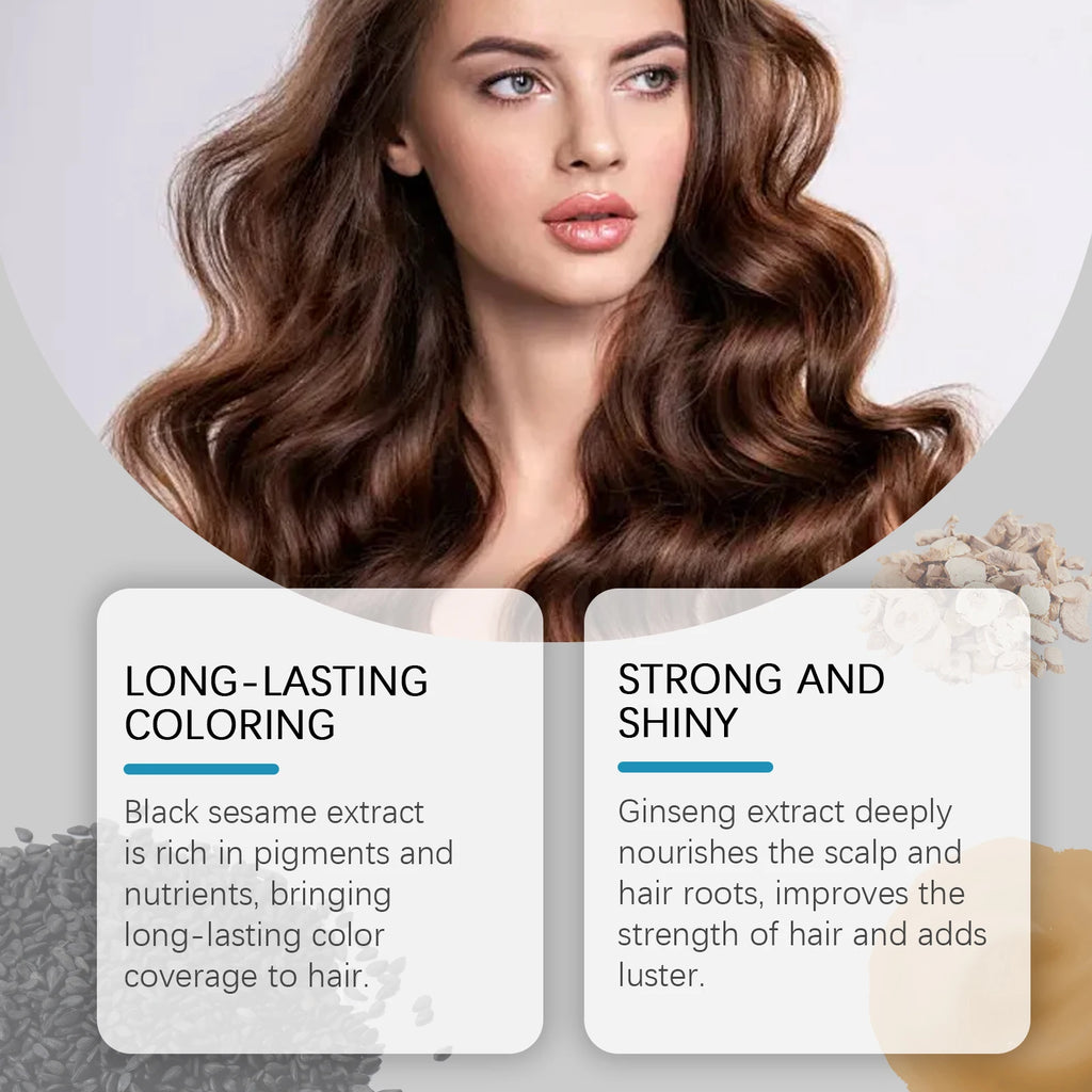 Hair Coloring Shampoo: Gentle & Non-Irritating, Scalp-Friendly, DIY-Ready, Long-Lasting Color & Easy to Apply Zpaxo