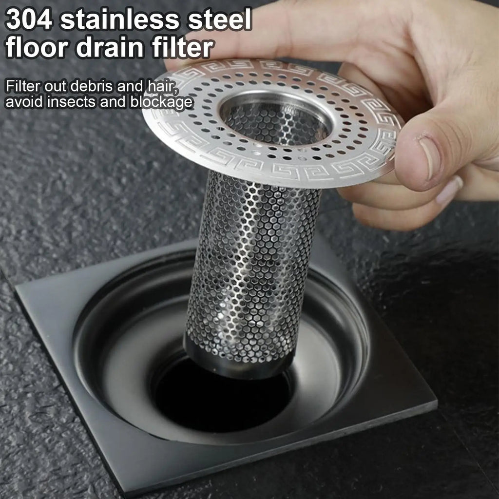 Sink Strainer Floor Drain Filter Stainless Steel Mesh Kitchen Sink Filter Bathtub Hair Catcher Stoper Anti-clog Shower Net Zpaxo