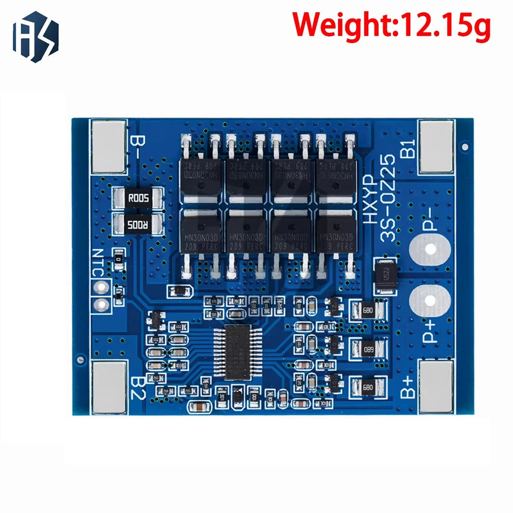 3S 15A 20A BMS Protection Board 11 1V 12 6V Li-ion Battery Module Zpaxo
